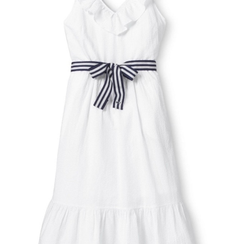 Vineyard Vines Ruffle Midi Dreas